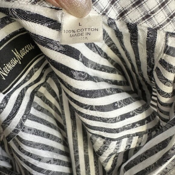 Neiman Marcus Lot Bundle 100% Cotton Button Down Shirt  Size L Made in India - Picture 15 of 16